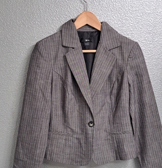 Petite Sophisticate Women's Linen Blend Blazer - Picture 1 of 7